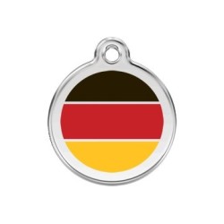 Reddingo Medaglietta Con Incisione Mod: Bandiera Germania