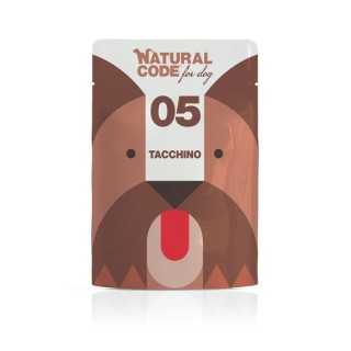 Natural Code Dog05 Tacchino Busta 300 Gr.
