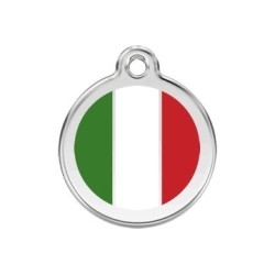 Reddingo Medaglietta Con Incisione Mod: Bandiera Italia