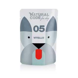 Natural Code Dog05 Vitello Busta 100 Gr.