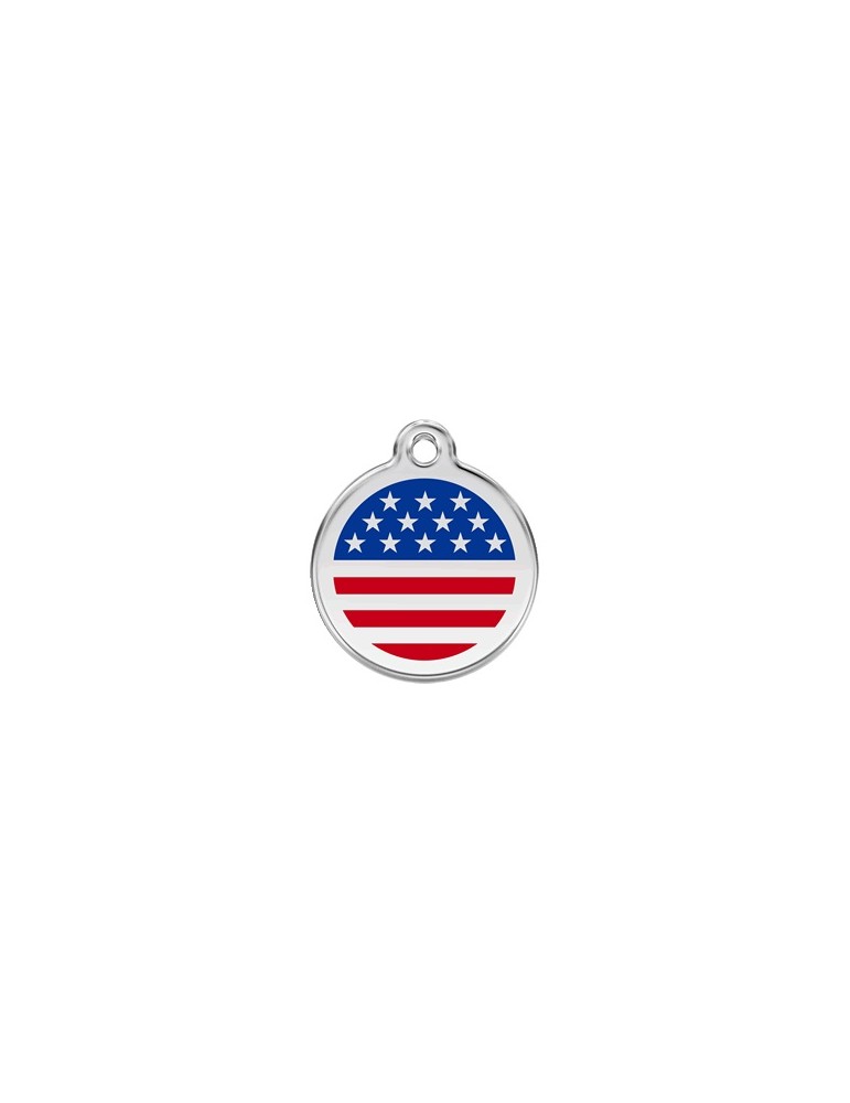 Reddingo Medaglietta Con Incisione Mod: Bandiera Usa