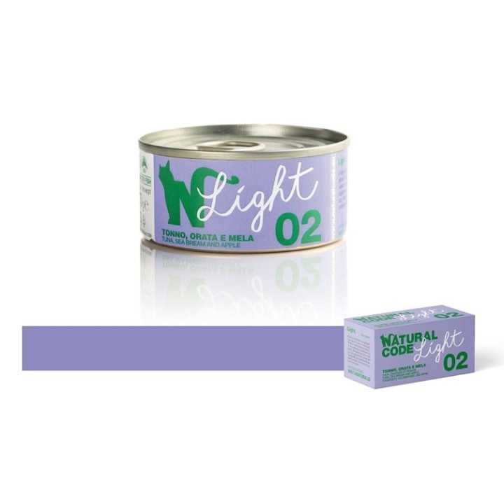 Natural Code Light 02 Tonno, Orata & Mela 70 Gr.