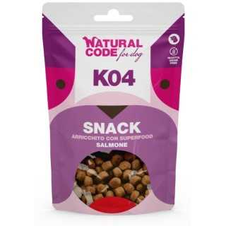 Natural Code Snack Dog Superfood K04 Salmone 120 Gr.