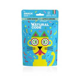 Natural Code Snack Sterilcat Carni Bianche & Curcuma 60 Gr.