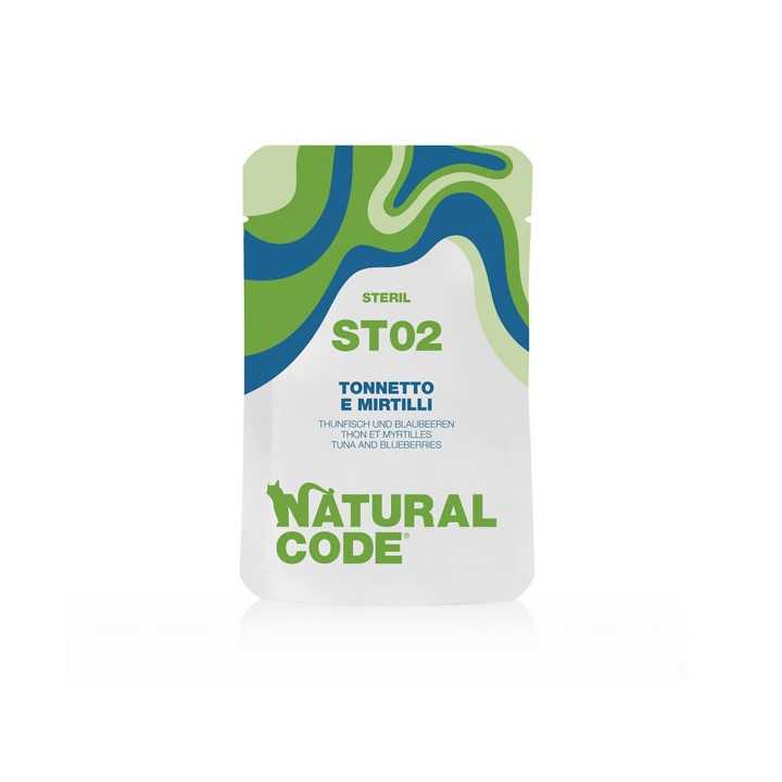 Natural Code St02 Steril Tonnetto & Mirtilli 70 Gr.