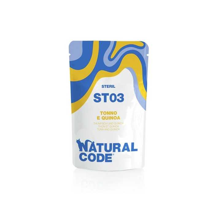 Natural Code Steril 03 Tonno & Quinoa 70 Gr.