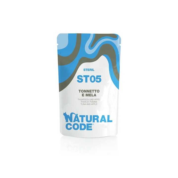Natural Code Steril 05 Tonno & Mela 70 Gr.