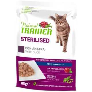 Natural Trainer Cat Adult Sterilised Anatra 85 Gr.