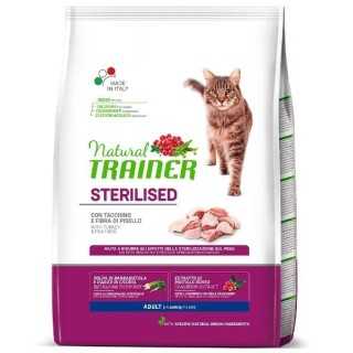 Natural Trainer Cat Adult Sterilised Tacchino 10 Kg.