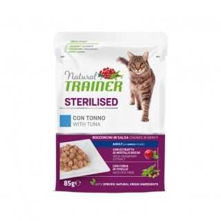 Natural Trainer Cat Adult Sterilised Tonno Multipack 4 X 85 Gr.