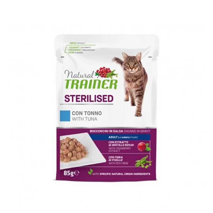 Natural Trainer Cat Adult Sterilised Tonno Multipack 4 X 85 Gr.