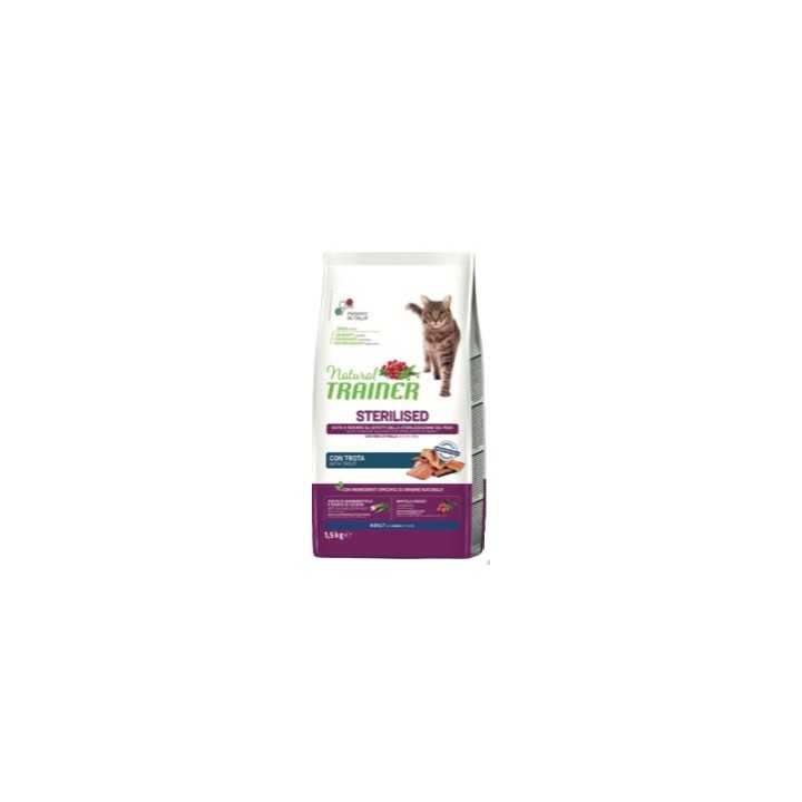 Natural Trainer Cat Adult Sterilised Trota 1,5 Kg.