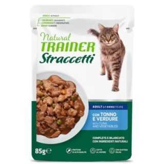 Natural Trainer Cat Adult Straccetti Tonno & Verdure 85 Gr.