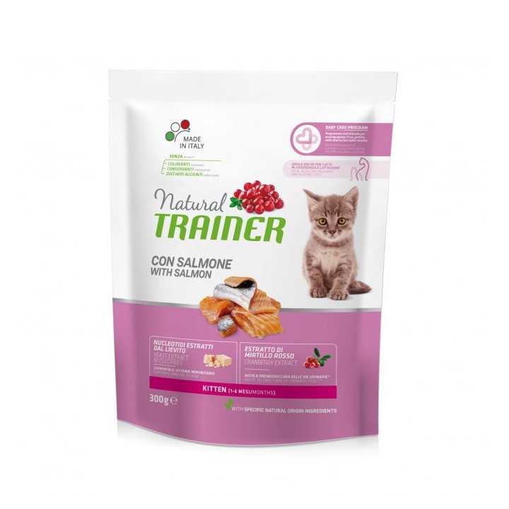 Natural Trainer Cat Kitten Salmone 300 Gr.