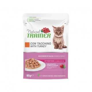 Natural Trainer Cat Kitten Tacchino Salsa 85 Gr.