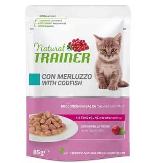 Natural Trainer Cat Kitten Tonno Salsa 85 Gr.