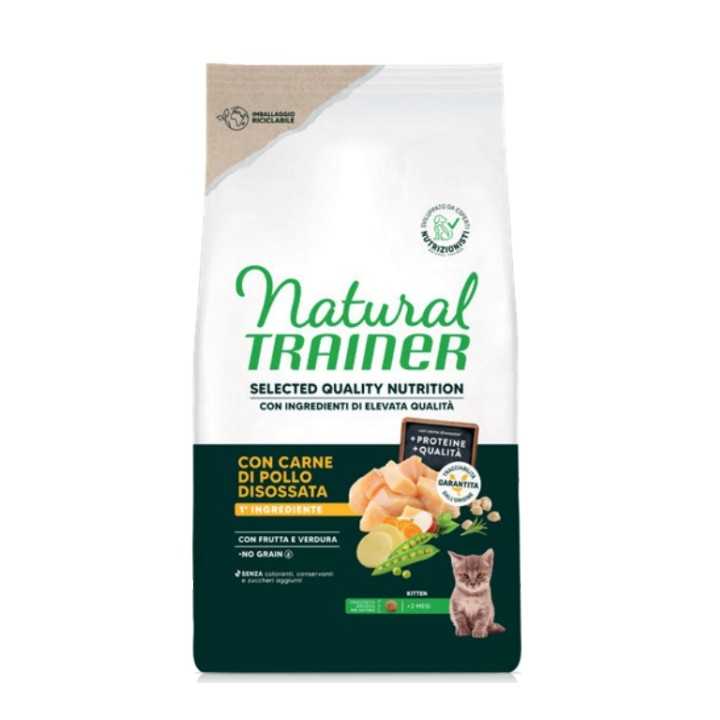 Natural Trainer Cat Selected Quality Nutrition Kitten Pollo 1,25 Kg.