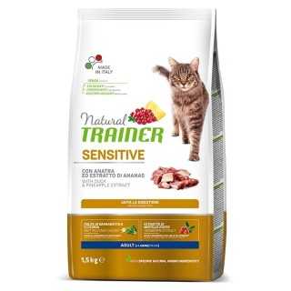 Natural Trainer Cat Sensitive Anatra 1,5 Kg.