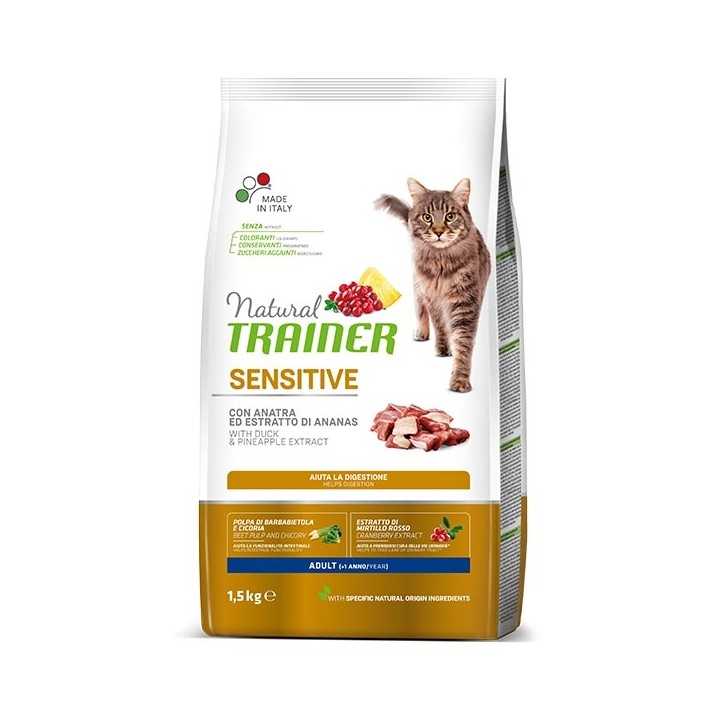 Natural Trainer Cat Sensitive Anatra 1,5 Kg.