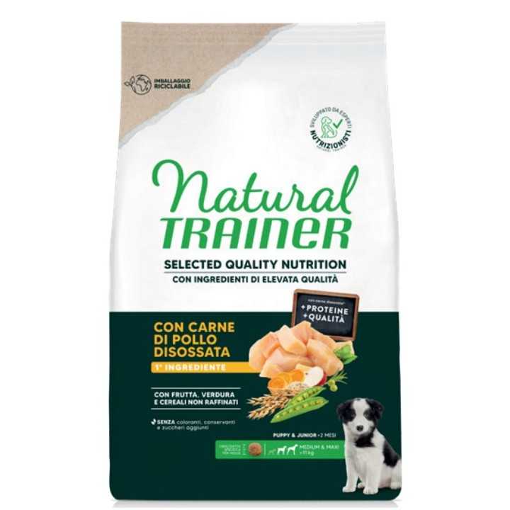 Natural Trainer Dog Selected Quality Nutrition Puppy Medium/Maxi Pollo 2,5 Kg.