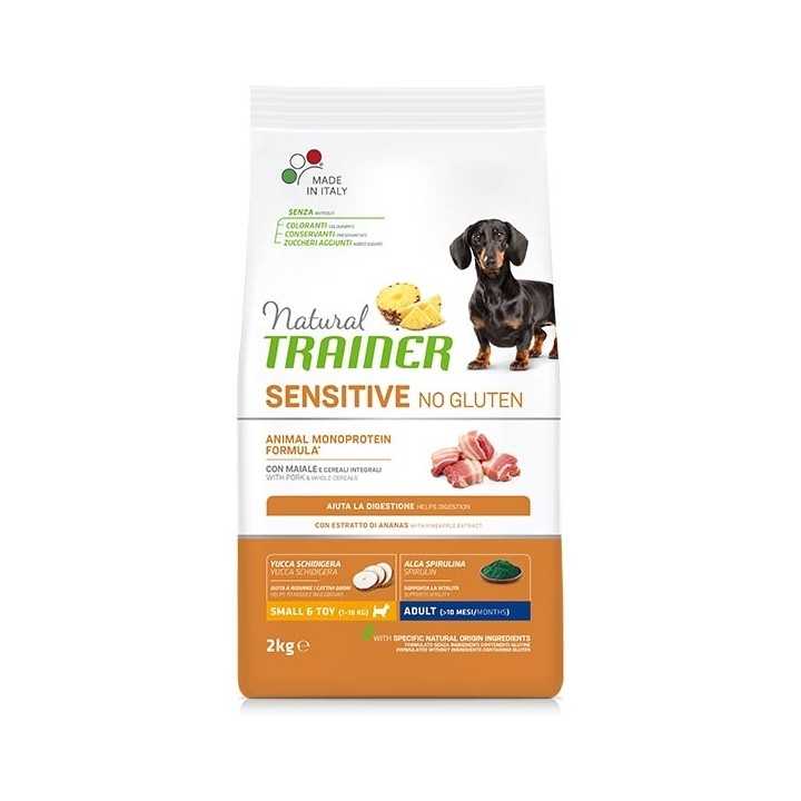 Natural Trainer Sensitive Adult Mini Maiale 7 Kg.