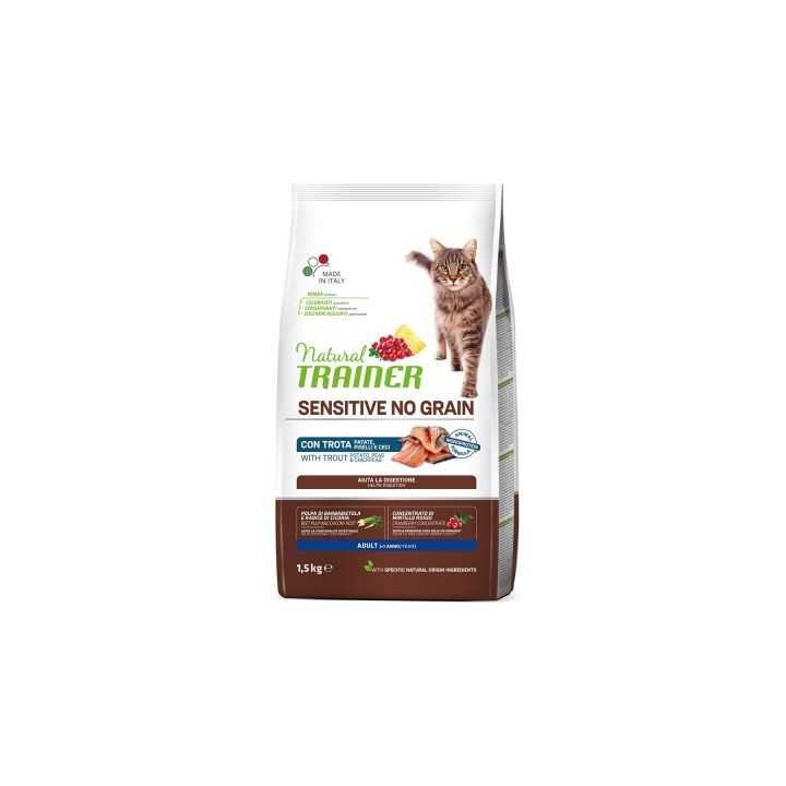 Natural Trainer Sensitive Adult No Grain Trota 1,5 Kg.