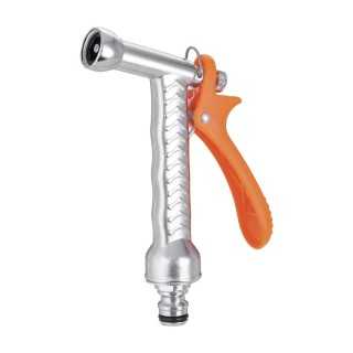 ;;Pistola per Irrigazione Basic Metal Lanciaspruzzo Con Leva Attacco Rapido Getto Regolabile ( concentrato o diffuso) - 9619 -
