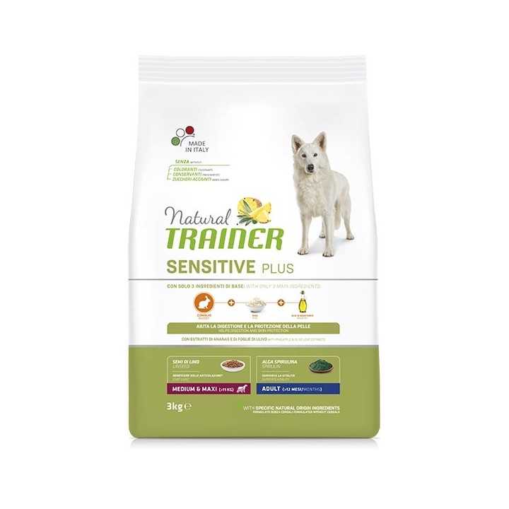 Natural Trainer Sensitive Plus Adult Medium/Maxi Coniglio 3 Kg.