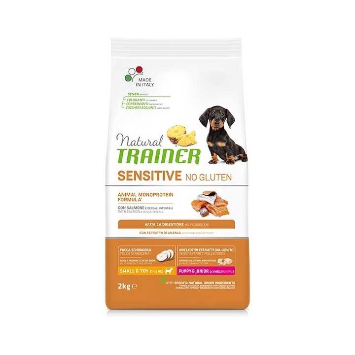 Natural Trainer Sensitive Puppy Mini Salmone & Riso 2 Kg.