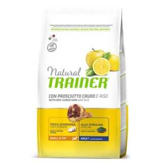 Natural Trainer Small & Toy Adult Prosciutto Crudo & Riso 800 Gr.