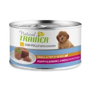 Natural Trainer Small & Toy Puppy & Junior Pollo & Riso 150 Gr.