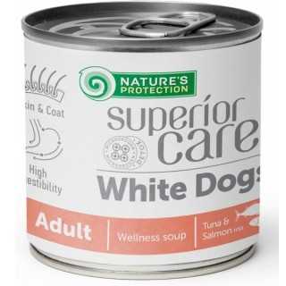 Nature'S Protection Dog Soup White Dog Adult All Breeds Salmone & Tonno 140 Ml.