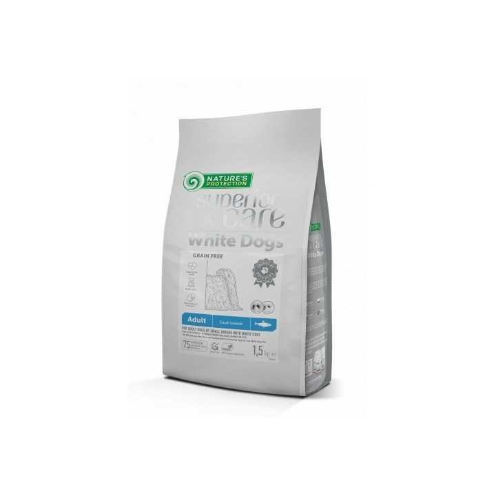 Nature'S Protection White Dog Grain Free Adult Small Aringa 1,5 Kg.