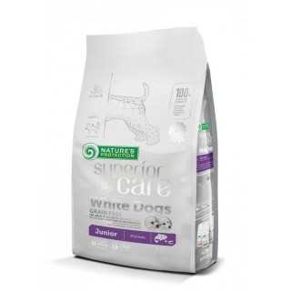 Nature'S Protection White Dog Grain Free Junior All Breeds Salmone 1,5 Kg.