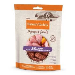 Nature'S Variety Dog Superfood Snacks Tacchino 85 Gr.