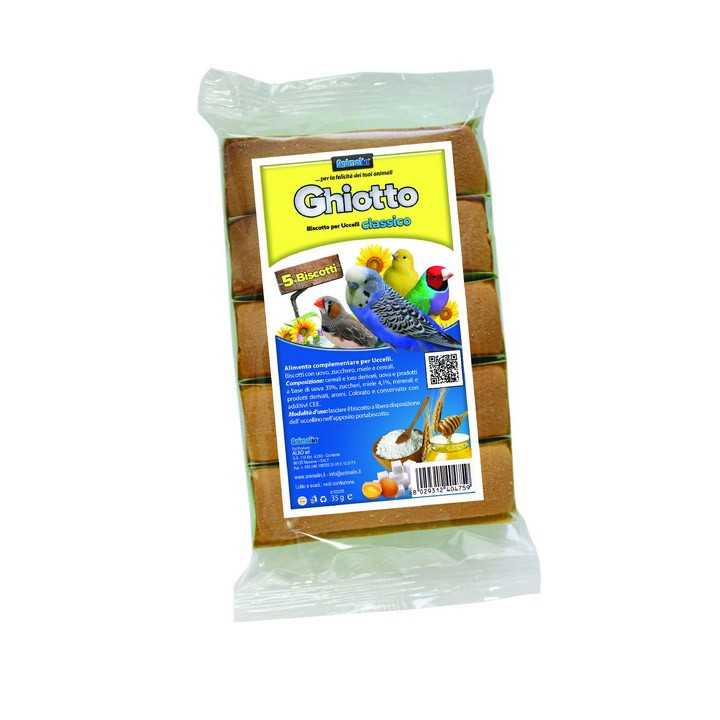 Animal In Ghiotto Biscotto Per Uccelli Classico 5 Pz. / 35 Gr.