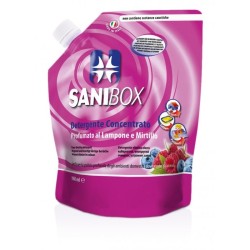 Sanibox Detergente Concentrato Profumato Al Lampone & Mirtillo 5 Lt.