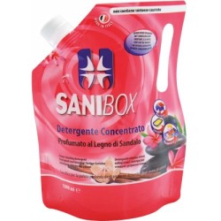 Sanibox Detergente Concentrato Profumato Al Legno Di Sandalo 1 Lt.