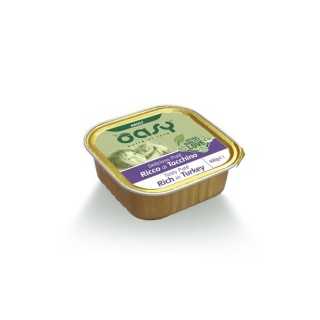 Oasy Cat Adult Delizioso Pate' Ricco Di Tacchino 100 Gr.