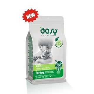 Oasy Cat Adult Sterilized Tacchino 300 Gr.