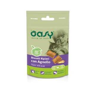 Oasy Cat Biscotti Ripieni Con Agnello 60 Gr.