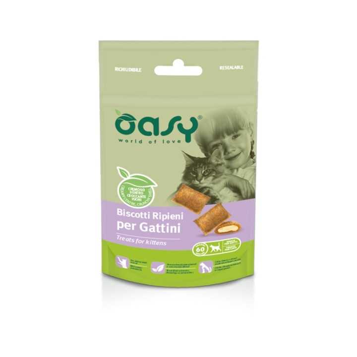 Oasy Cat Biscotti Ripieni Per Gattini 60 Gr.