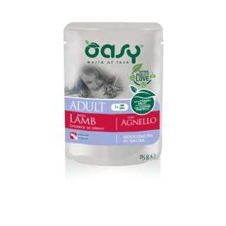 Oasy Cat Bocconcini In Salsa Adult Agnello 85 Gr.