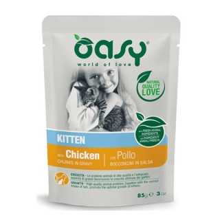 Oasy Cat Bocconcini In Salsa Kitten Pollo 85 Gr.