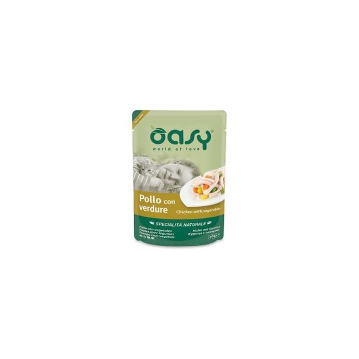 Oasy Cat Buste Pollo Con Verdure 70 Gr.