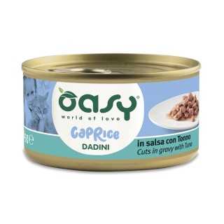 Oasy Cat Caprice Dadini In Salsa Con Tonno 85 Gr.