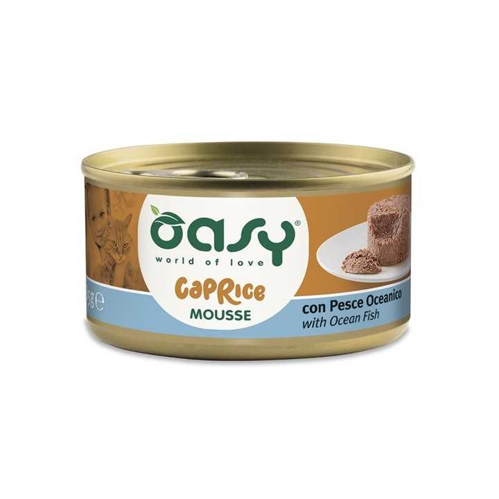 Oasy Cat Caprice Mousse Con Pesce Oceanico 85 Gr.