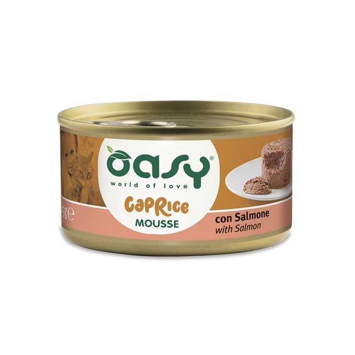 Oasy Cat Caprice Mousse Con Salmone 85 Gr.
