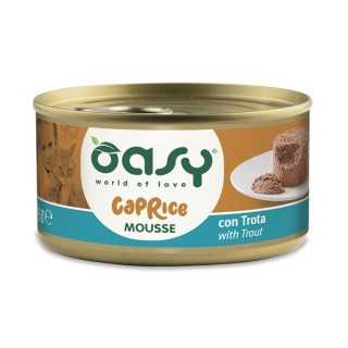 Oasy Cat Caprice Mousse Con Trota 85 Gr.