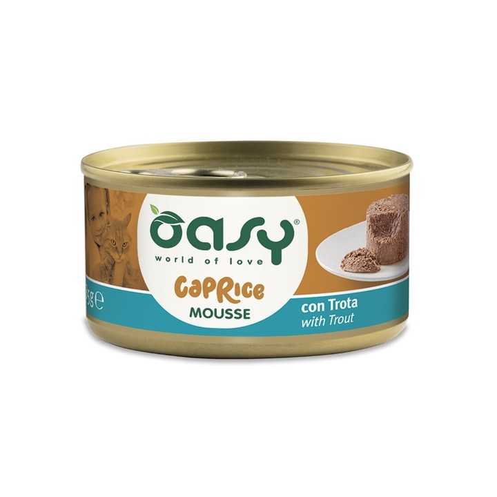 Oasy Cat Caprice Mousse Con Trota 85 Gr.